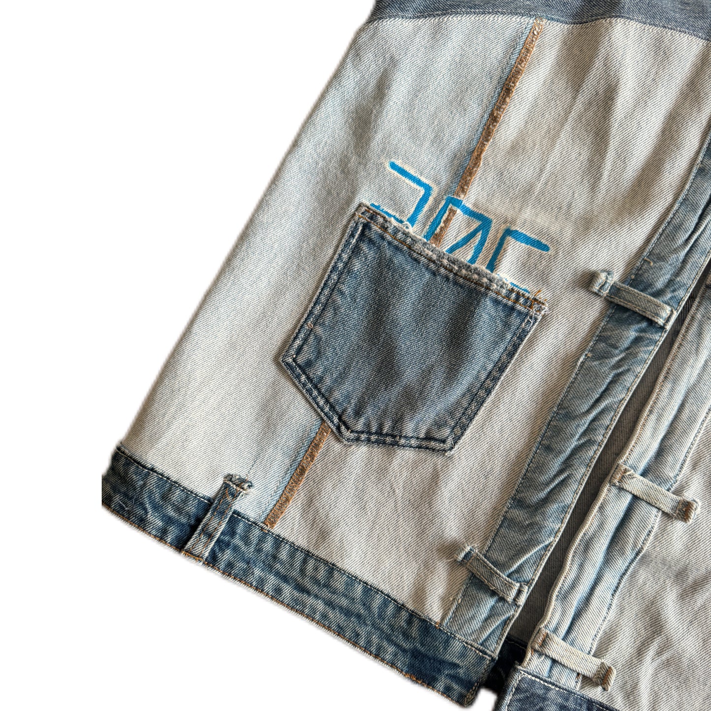 upcycled denim jacket for women