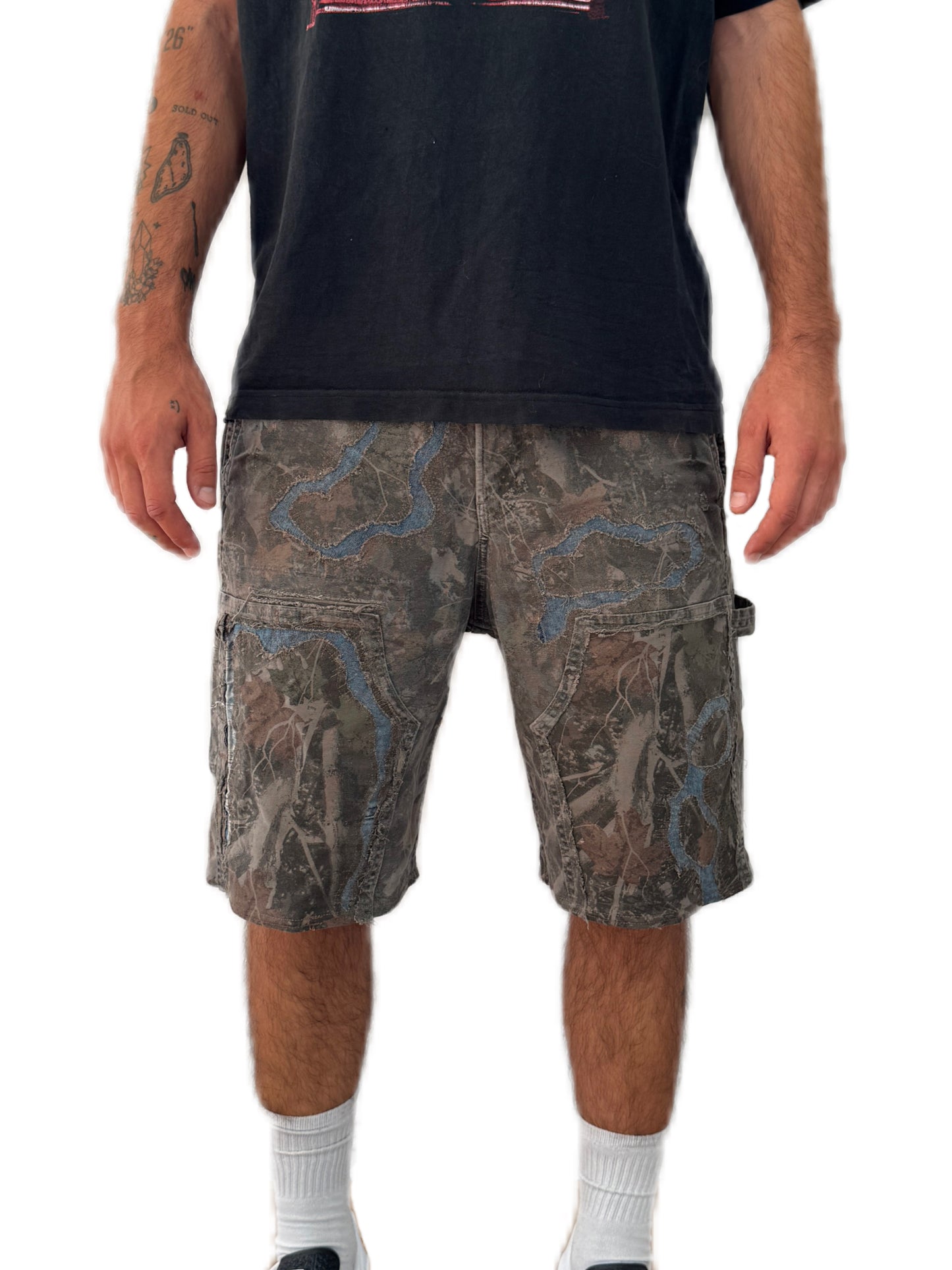 Upcycled denim shorts (unisex)