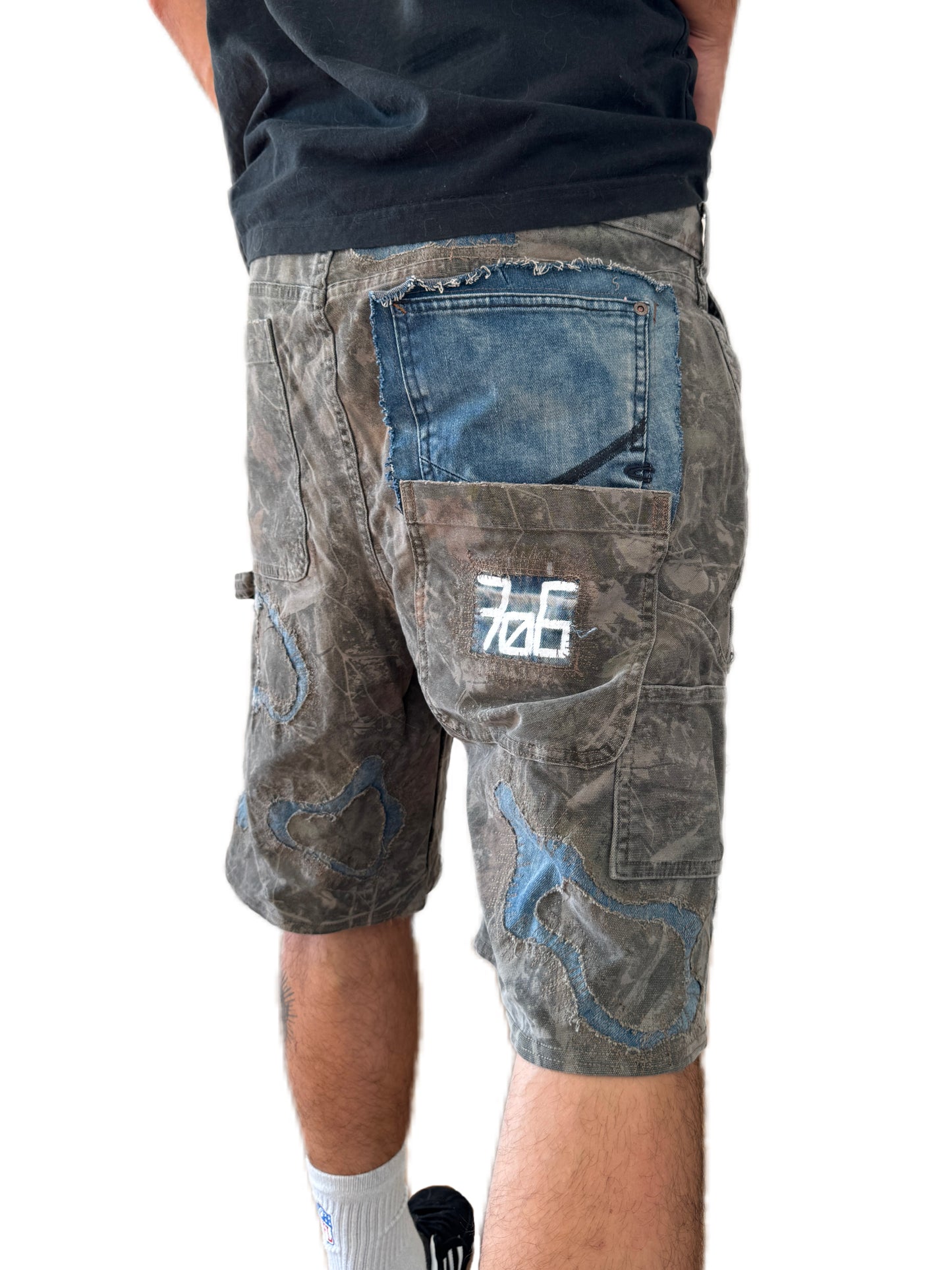 Upcycled denim shorts (unisex)
