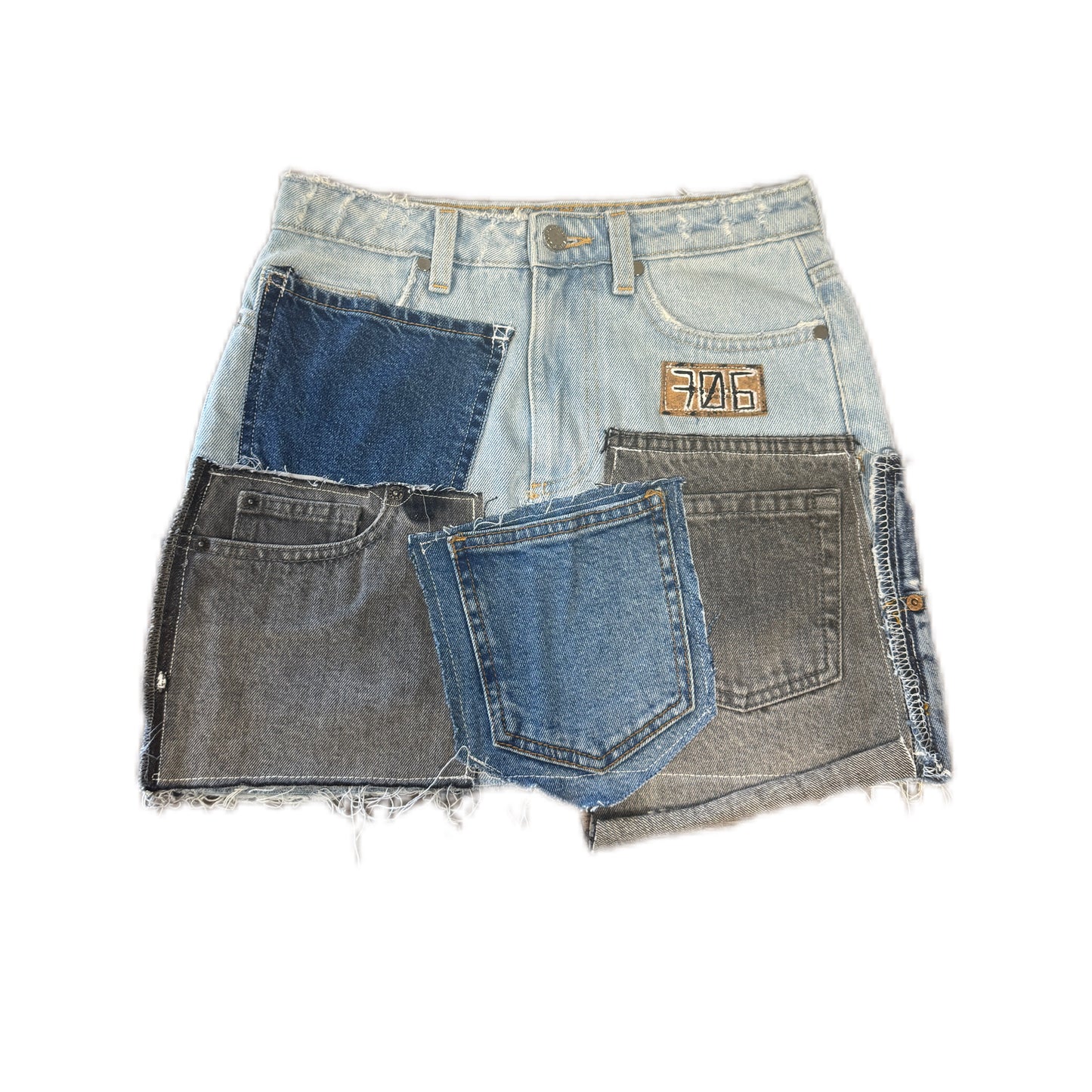 Upcycling-Jeansrock