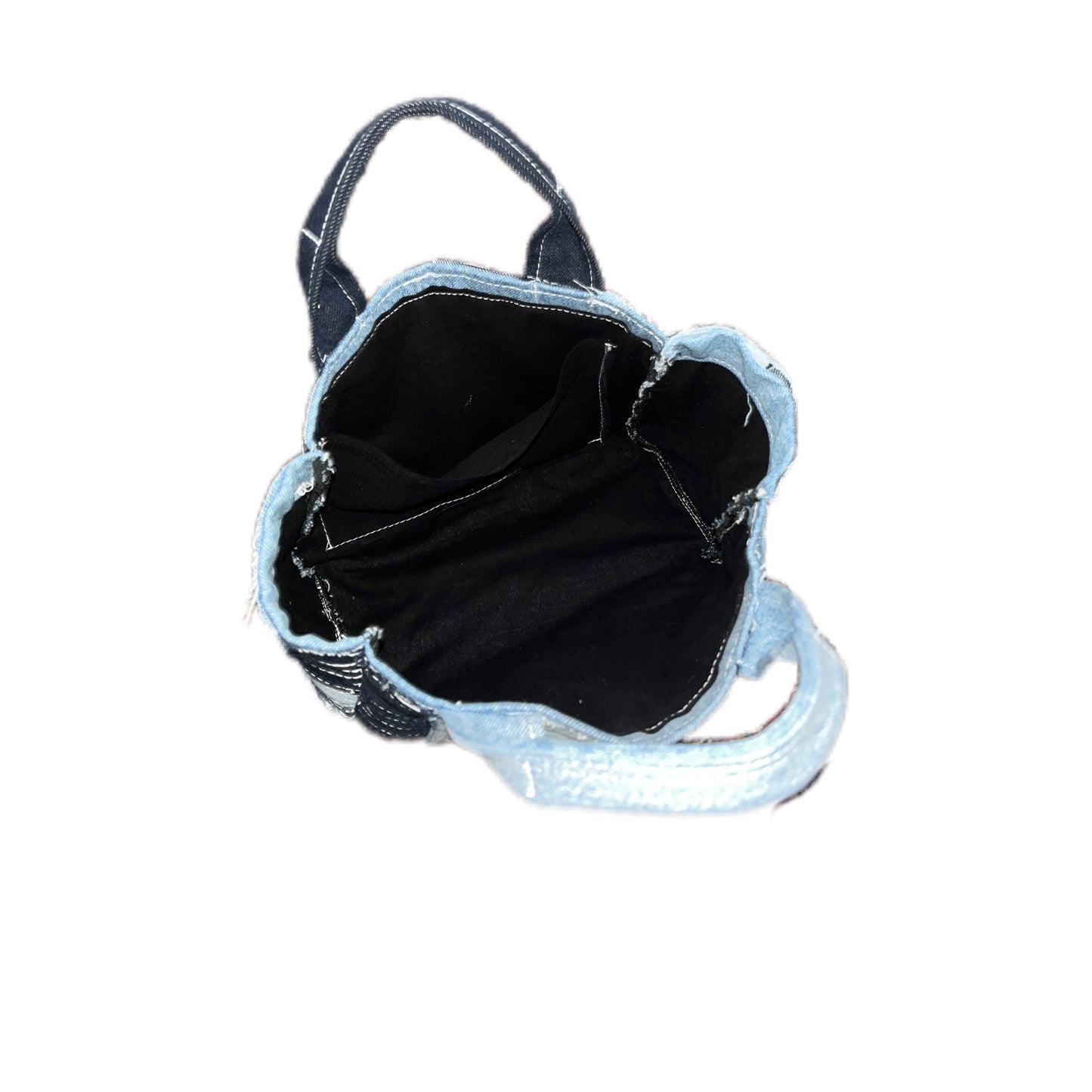 Bolso tote de mezclilla reciclada para mujer