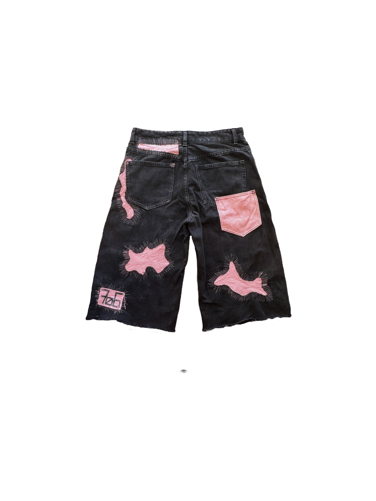 Upcycled denim shorts (W)