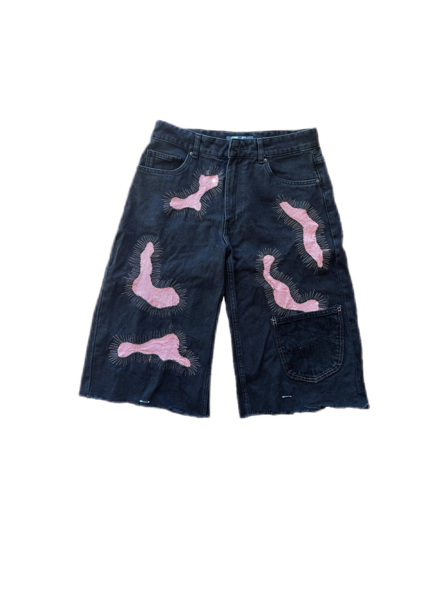 Upcycled denim shorts (W)