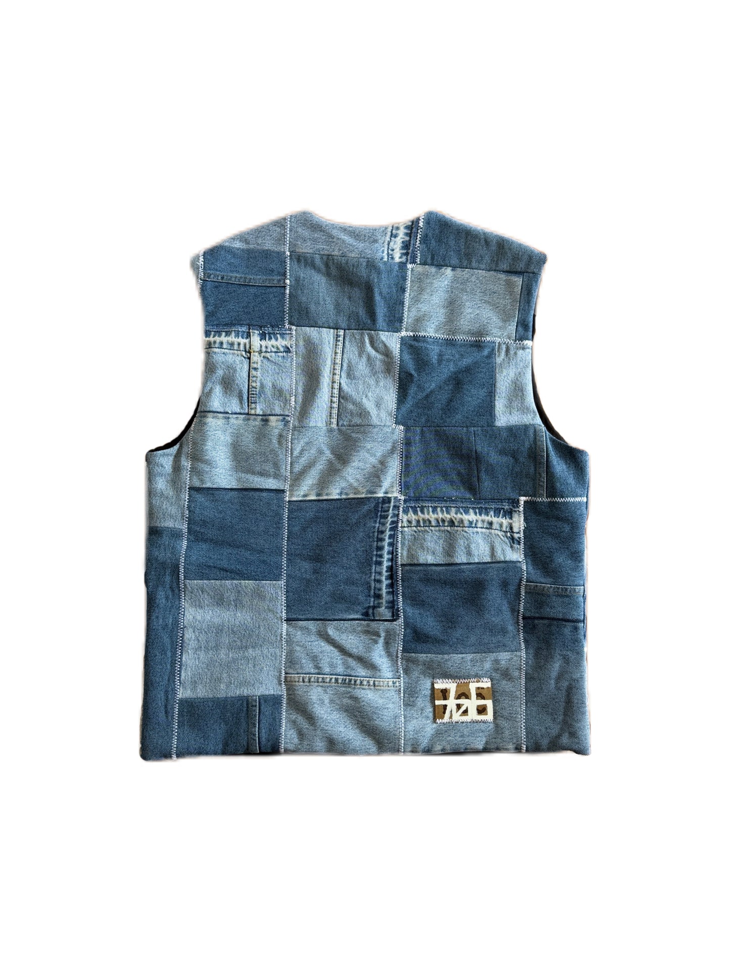 Weste aus recyceltem Denim