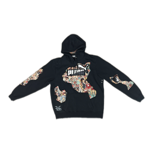 überarbeiteter Manga Hoodie