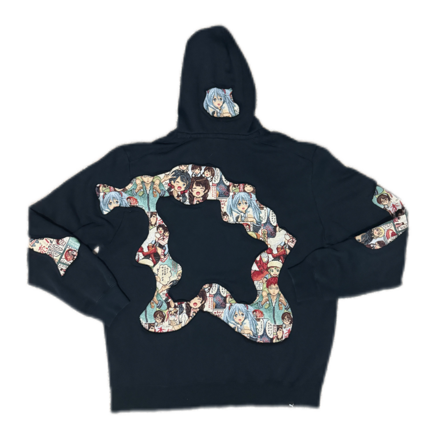 überarbeiteter Manga Hoodie